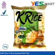 Delfi Orion K Rice Seaweed Biscuit 111g 14x7.9g
