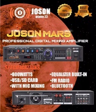 JOSON MARS  PROFESSIONAL AMPLIFIER 600X2  2024 MODEL