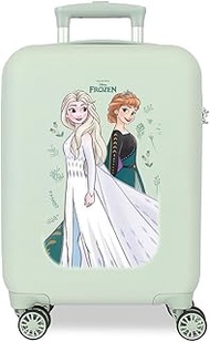Joumma Disney Frozen Nature Cabin Case, Green, 33 x 50 x 20 cm, Rigid, 2 kg, Side Combination Lock, 