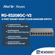 RUIJIE REYEE RG-ES208GC-V2 8-PORT GIGABIT SMART CLOUD MANAGEMENT SWITCH