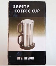 帳號內物品可併單限時大特價      2入雙層不銹鋼咖啡杯架組Stainless steel coffee cup不銹鋼杯2人份咖啡器具
