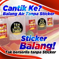 STICKER Balang Air 