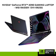 NVIDIA® GeForce RTX™ 4090 GAMING LAPTOP - MSI RAIDER 13VI-092SG (i9-13950HX / 32GB / 2TB SSD /16” QHD+ / WIN 11 HOME)