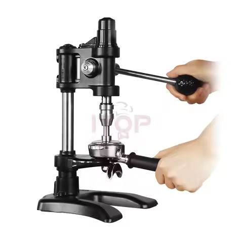 58mm Coffee Tamper Tool Manual Coffee Tamper Machine Ergonomic Design Cushion Spring Structure Effec