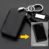 Handmade Genuine Leather Car Key Case for Volvo EX30 Remote Decoration Cover Shell Keychain Ring Hol