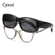 Cyxus Fit Over Glasses Wrap Sports Driving Sunglasses Set Of Mirrors Sunglasses Men Women Wearable C