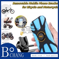 BCBCUniversal Bicycle Mobile Phone Holder Rotating Silicone Bicycle Phone Holder Motorcycle Handlebar Holder For 4.5-7.0 Inch Phone