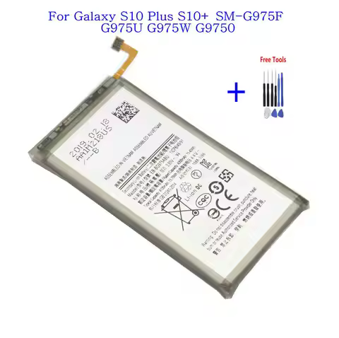 1x 4000mAh EB-BG975ABU Replacement Battery For Samsung Galaxy S10 + S10 Plus SM-G9750 G975F G975U G9