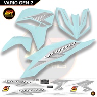 Vario Gen 2 Striping Simple Variation Transparent Clear Material Transparent Vario Gen 2 Sticker