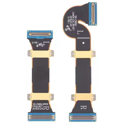 1 Pair Spin Axis Flex Cable for Samsung Galaxy Fold SM-F900 / Galaxy Z Fold3 5G SM-F926B / Galaxy Z 