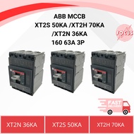 ABB SACE XT2S 50KA /XT2H 70KA  /XT2N 36KA  160 63A 3 POLE MCCB