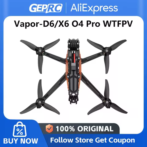 GEPRC Vapor-D6 O4 Pro WTFPV Drone DC TAKER H60_BLS 60A 4-in-1 ESC Vapor O4 Series 6 inch SPEEDX2 240