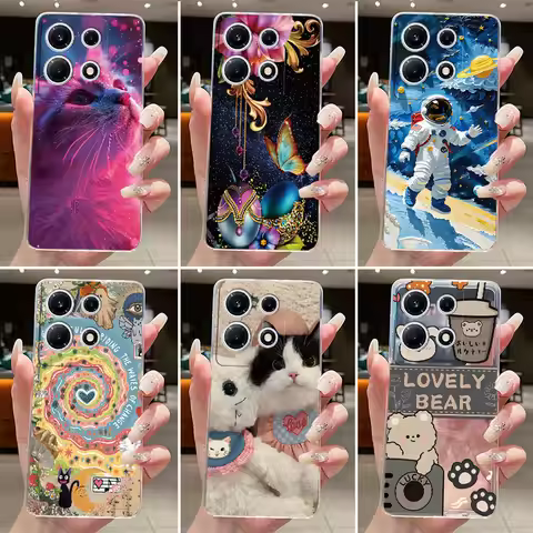 Casing For Infinix Note 30 vip 30 pro 5G 30vip 30pro Case X6710 X678B Fashion Aesthetic Cute Cat Tra