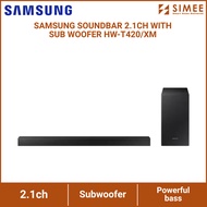 SAMSUNG SOUNDBAR 2.1CH WITH SUB WOOFER HW-T420/XM