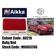 AIKKA AUTOMOTIVE PAINT / PROTON A0218** PEARL / RUBY RED / 2K CAR PAINT