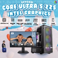 SETCOM+MONITOR BONMECOM2 ครบเซ็ตพร้อมจอ / INTEL CPU CORE ULTRA 5 225 / Intel Graphics / Case เลือกแบ
