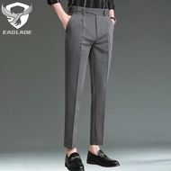 EAGLADE Slacks Casual Korean Golf Formal Pants for Men 928 in Grey Stretchable D04
