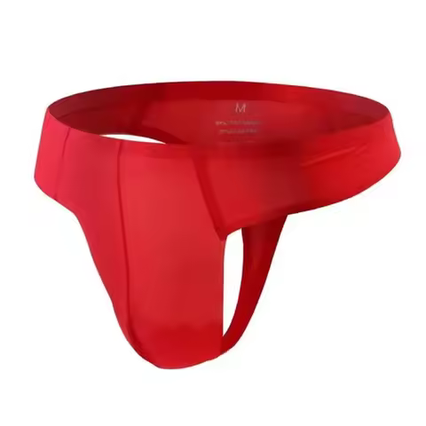 M-XXL Ultra-thin Seamless Ice Silk Men Thong Underwear Male U Pouch T-back Tangas Male Low Rise Brie