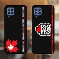 Samsung M32 phone case with black border DSQUARED2