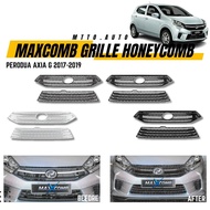 MTTO Perodua Axia G 2017-2019 Maxcomb Exterior Car Sport Honeycomb Grille Multifunction PNP Front Ac