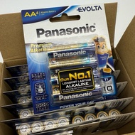 Panasonic Evolta AA Premium Alkaline Battery AA (Double A Size) LR6EG/4B