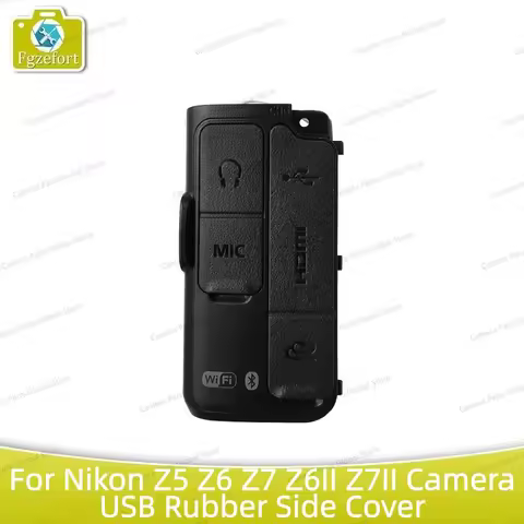 NEW USB Rubber HDMI For Nikon Z5 Z6 Z7 Z6II Z7II Side Cover Shell USB Door Case Rubber Repair Part