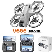 New Product V666 Drone with Screen Electrode Camera 8k HD Remote Control Aircraft Full Protection Ae