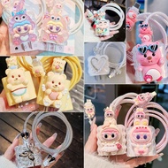 Cartoon Charger Data Cable Case Protector And Winding Kit  Apple 20W Fast Charger Adapter Phone Char