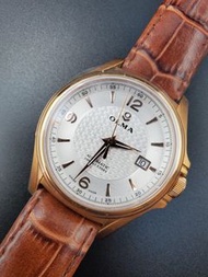 全新 OLMA Automatic 瑞士玫瑰金不銹鋼自動錶