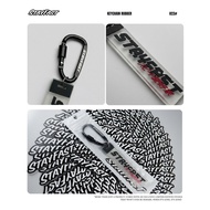 GANTUNGAN Stayfast. Rubber Speed Keychain Carbiner RubberKeychain