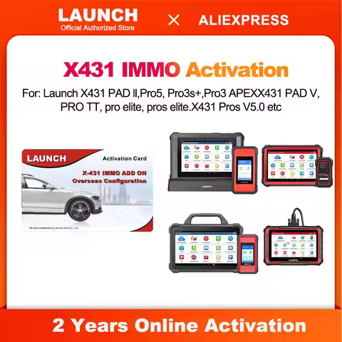 [2 Years Online Activation] for Launch X431 IMMO Activation on PAD VII,PAD V,PRO5,PAD V ELITE,PRO EL