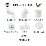 UPVC Elbow Socket Tee Poly Fitting Poly Pipe Joint Connector Part Accessories Penyambung Paip Air