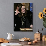 Ozzy Osbourne Band Art Poster Heavy Metal Band Rock Canvas Painting  Wall Art Picture Print Modern F