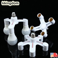 KKINGDOM Lamp Base Multifunction Base Converter E27 to E27 Bulb Adapter Holder