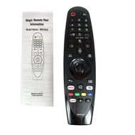 LGเดิมMR20GA AKB75855501 Voice Magic RemoteสำหรับLG 2020สมาร์ททีวีNANO9 NANO8 2020 LG Megic Remote แอลจี เมจิกรีโมท ThinQ® AI สำหรับ SMART TV ปี2020 (*กล่องแดง/กล่องศูนย์*) รองรับการสั่งงานด้วยเสียง ค้นหาด้วยเสียง ของแท้!!
