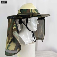 Empty Top Hat Sun Visor Zipper Detachable Construction Site Sun Protection Protective Brim Construct