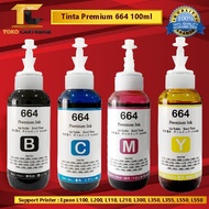 Tinta Premium Ink Printer Epson pengganti 664 T6641 T6642 T6643 T6644