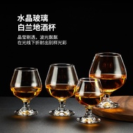 AT#🌳Glass Liquor Glass Set Footed Glass Light LuxuryXOBrandy CupKTVBar Crystal Whiskey Glass FYMT