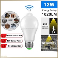 Motion Sensor LED Light Sensor Bulb Automatic Sensor Light Bulb E27 Screw Port Super Energy Saving