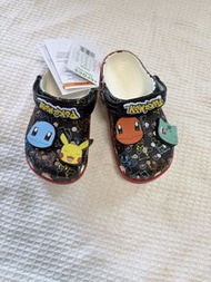 順豐到付Crocs 兒童c11 內長17.5cm寶可夢聯名款 男童 小童拖鞋沙灘鞋 涼鞋  Crocs Shoes
