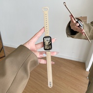 Dây đeo bằng da có đinh tán đôi với vỏ trong suốt cho Samsung Galaxy Fit 3 Dây đeo cho Galaxy Fit3 D