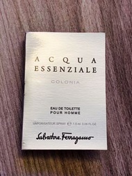 Salvatore Ferragamo Acqua Essenziale 1.5mL Sample | Salvatore Ferragamo蔚藍之水男士淡香水1.5毫升試用裝