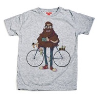 Mr. Bryant Man ride bicycle unisex men woman cotton mix Chapter One T-shirt