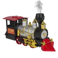 🕌Amazon Electric Smoke Remote Control Track Train Simulation Model Classic Steam Train Toy with Track Set CQID