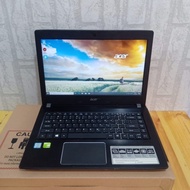 Laptop Acer Aspire E5-475G, Core i3-6006U, #DualVga, Ram 8/500Gb|SECOND/BEKAS