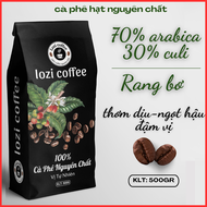 500GR Cà phê hạt rang BƠ ARABICA & CULI (mix 70% ARABICA & 30 % CULI). Thơm ngon đậm vị