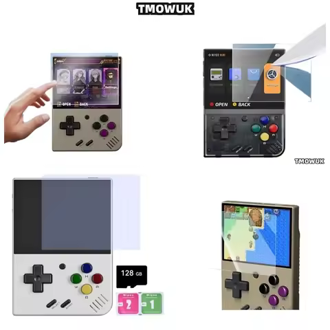 For Miyoo Mini Plus Miyoo Mini V4 Game Console HD Tempered Glass Screen Protector Film Cover Accesso