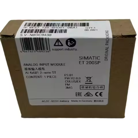 New Original SIMATIC ET200SP Analog Input Module 6ES7134-6HD01-0BA1 PLC Module