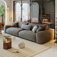 [Sg seller] Fabric Sofa Living Room Small Apartment Straight Row Sofa for Three People sofa 1shape s