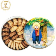 EA(香港进口)Original Imported From Hong Kong Hong Kong Jenny Cookie Smart Bear แฮนด์เมดบิสกิตสี่รสชาติผส